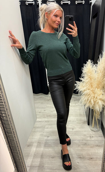 Remi round neck - jungle green