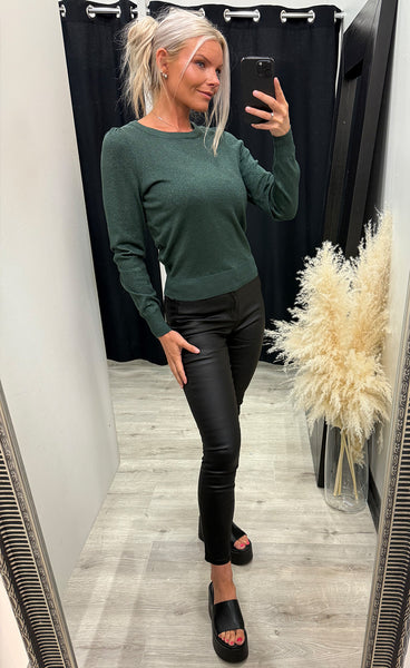 Remi round neck - jungle green