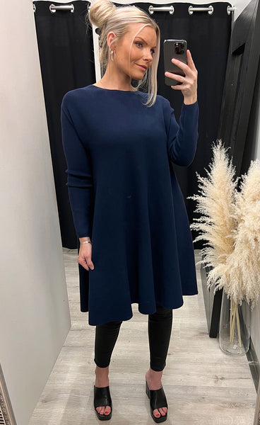 Alice knit dress - navy
