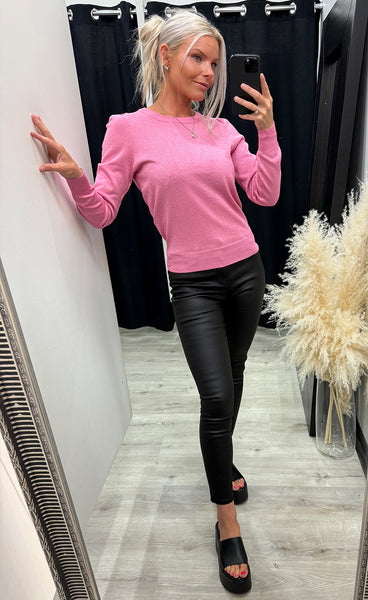Remi round neck - moonlite pink