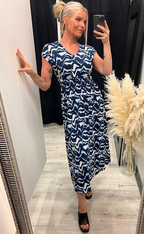 Seen dress 8 - navy mix