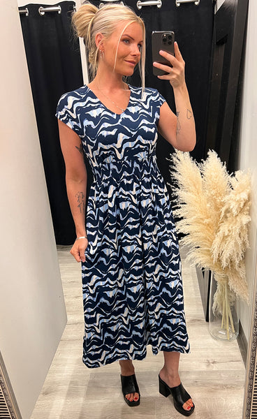 Seen dress 8 - navy mix