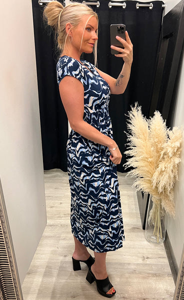 Seen dress 8 - navy mix