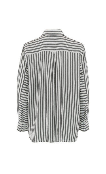 Selma lurex shirt - black stripe