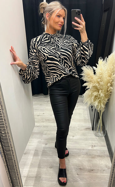 Najam blouse - zebra