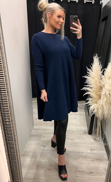 Alice knit dress - navy