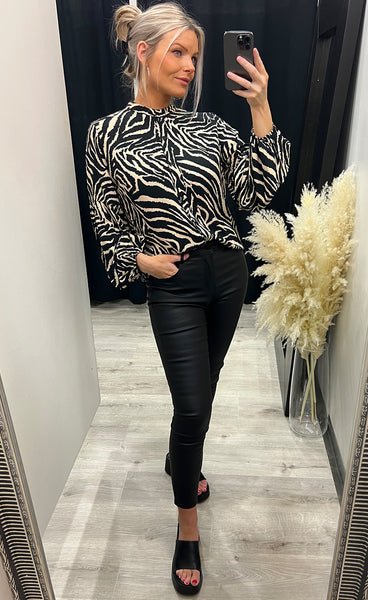 Najam blouse - zebra
