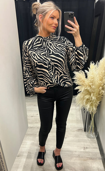 Najam blouse - zebra