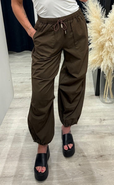 CONTINUE Carrie pants 2 - brown