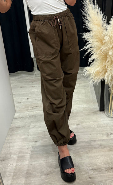 CONTINUE Carrie pants 2 - brown