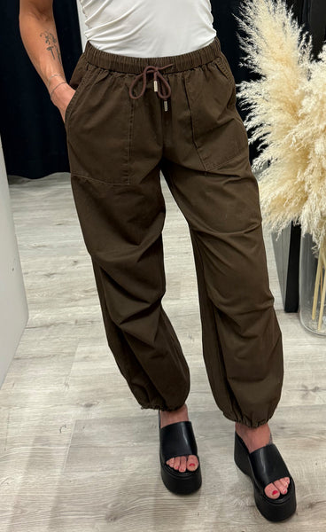 CONTINUE Carrie pants 2 - brown