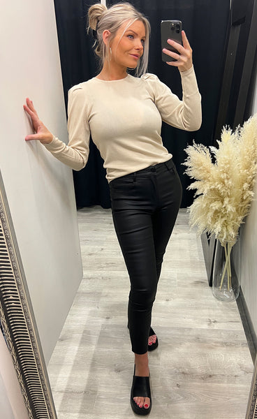 Sara pullover - frosted almond