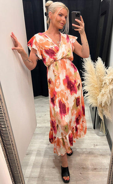 Regina dress - peach