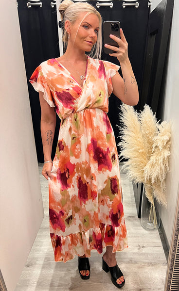 Regina dress - peach