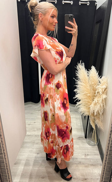 Regina dress - peach