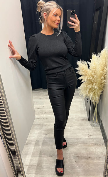 Sara pullover - black glitter