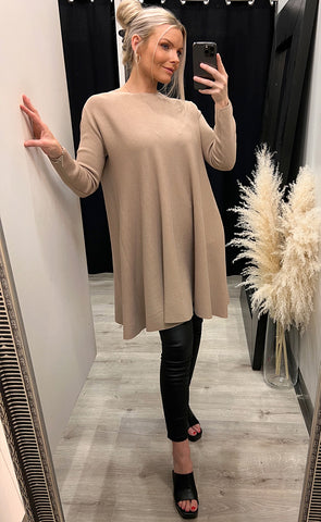 Alice knit dress - sand