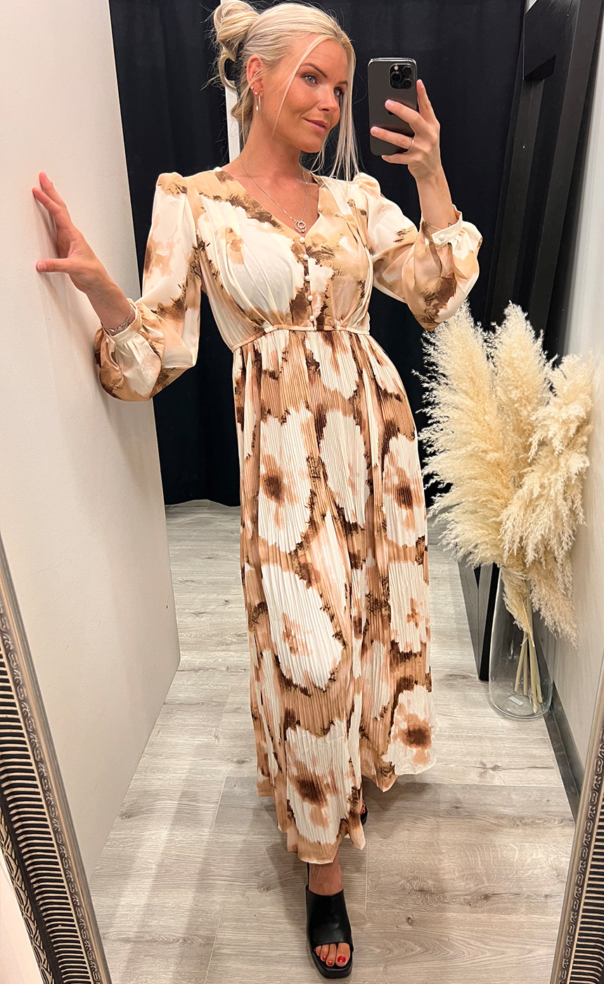 Natalie dress - apricot