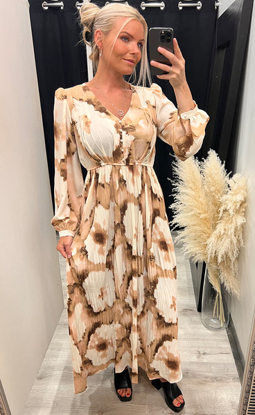 Natalie dress - apricot