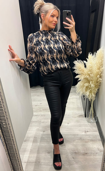 Sabella blouse - frosted almond