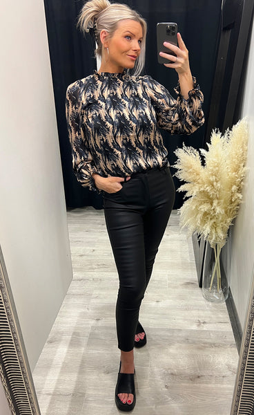 Sabella blouse - frosted almond