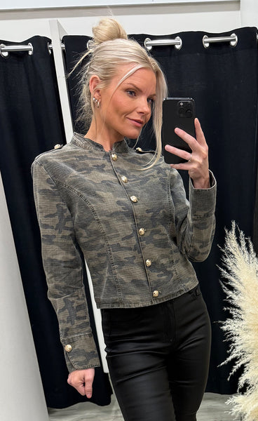 CONTINUE Hella jacket - camouflage