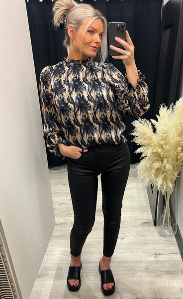 Sabella blouse - frosted almond