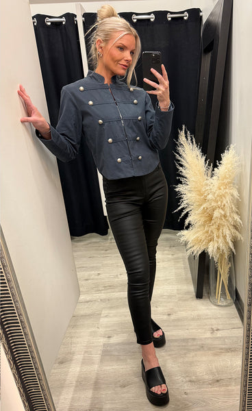 CONTINUE Hanna jacket - navy blue