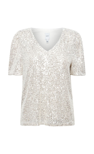 Fauci blouse - frosted almond