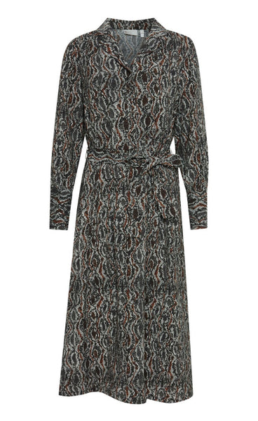 Cahailey dress - brown animal mix