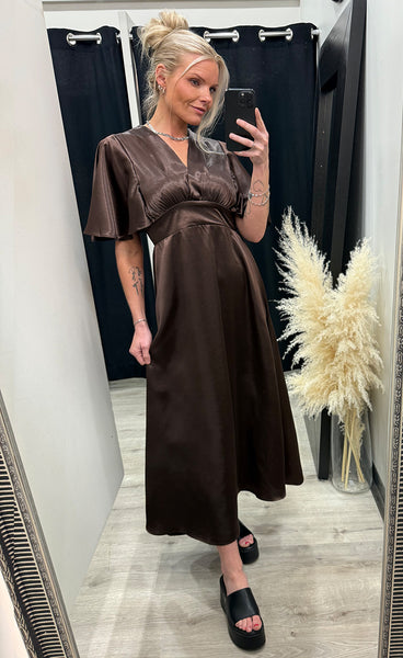 Gisela dress 16 - brown