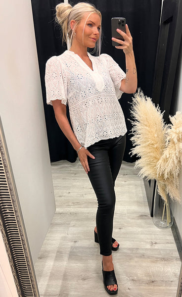 Nyla blouse - bright white