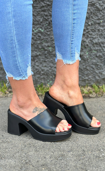 Hælaskór 35 - black