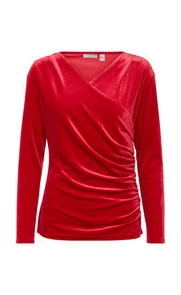 Cassandra blouse 1 - chili pepper