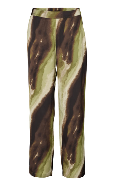 Sharon pants - brown green print