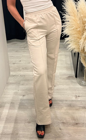 Jenna jogging buxur - beige