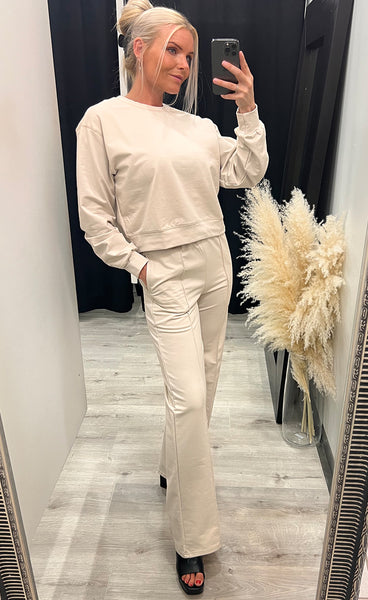 Jenna jogging peysa - beige