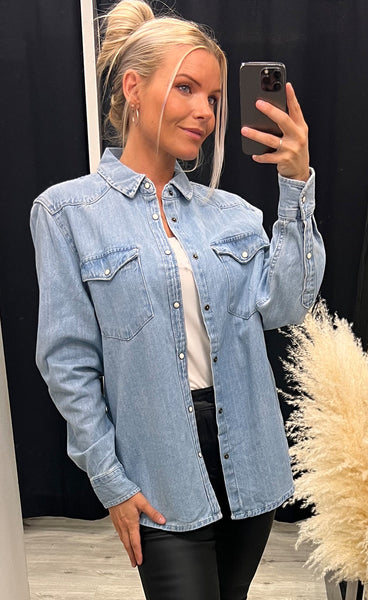 Osa shirt - light blue wash