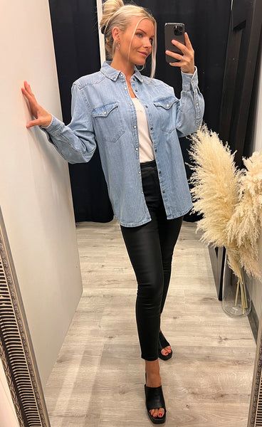 Osa shirt - light blue wash