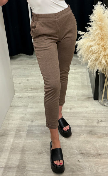 Nanni ankle pants - mustange melange
