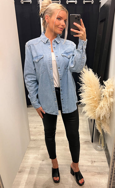 Osa shirt - light blue wash