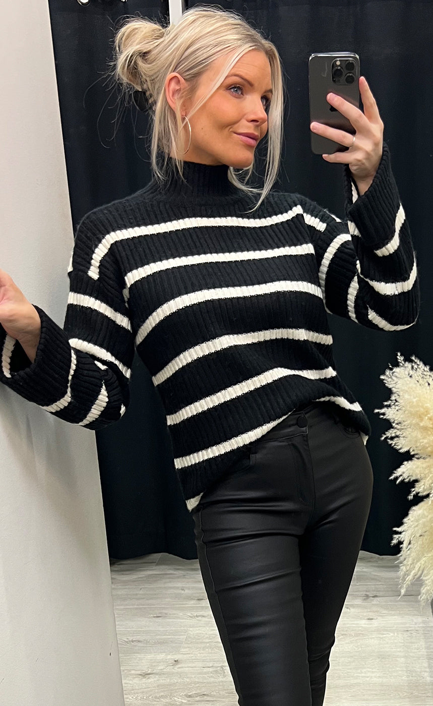 Relly pullover 1 - black mix
