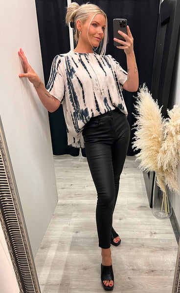 Sonna blouse SS - beige