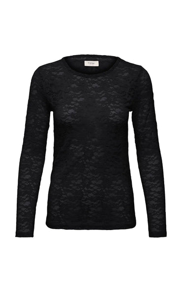 FRANSA Detala tee 1 - black
