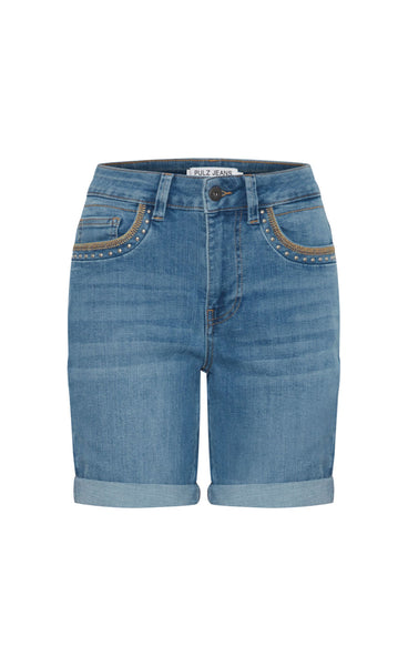 Fiona HW shorts - light blue