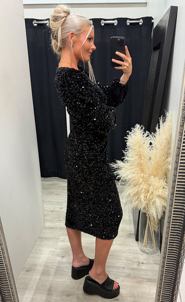 Teagan LG dress - black