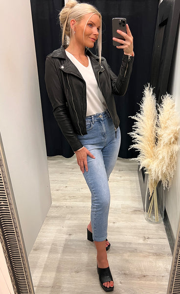 LOVE313 LEATHER - black