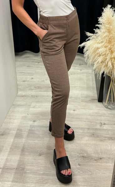 Nanni ankle pants - mustange melange