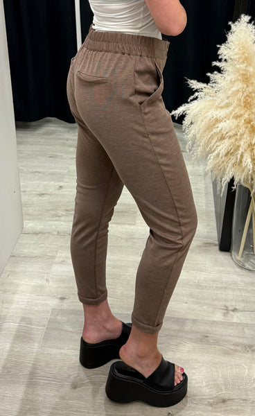 Nanni ankle pants - mustange melange