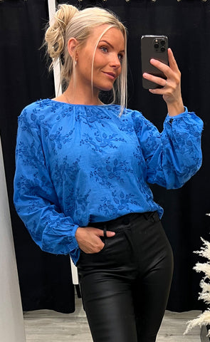 Cerice blouse - blue